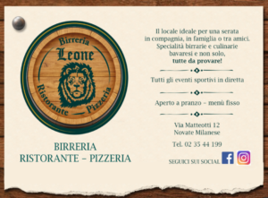 Convezione Pizzeria Birreria Leone