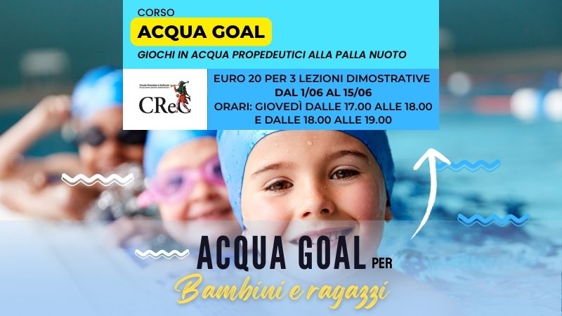 Corso di Acqua Goal per bambini e ragazzi